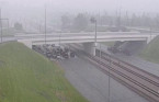 Parking under overpass in severe weather is 'spectacularly dangerous'