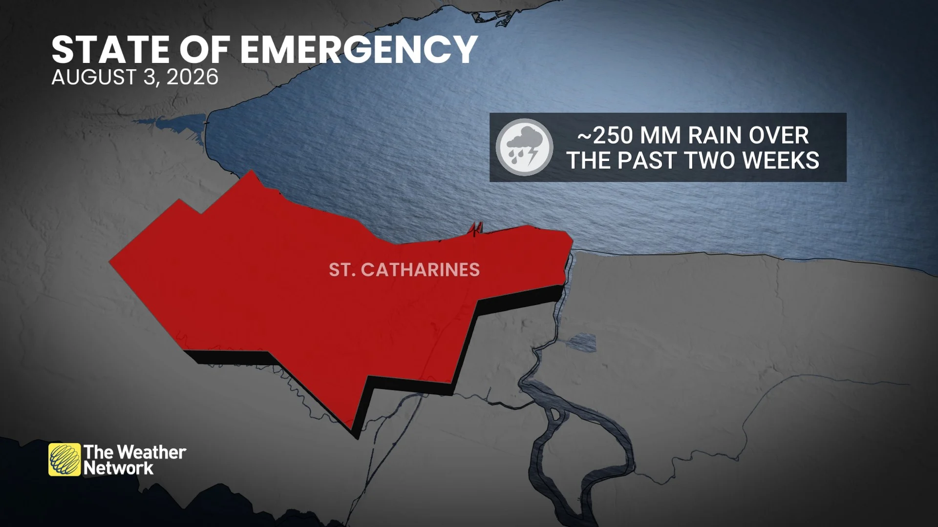 State Of Emergency St. Catharines, Ont., Aug. 3, 2026