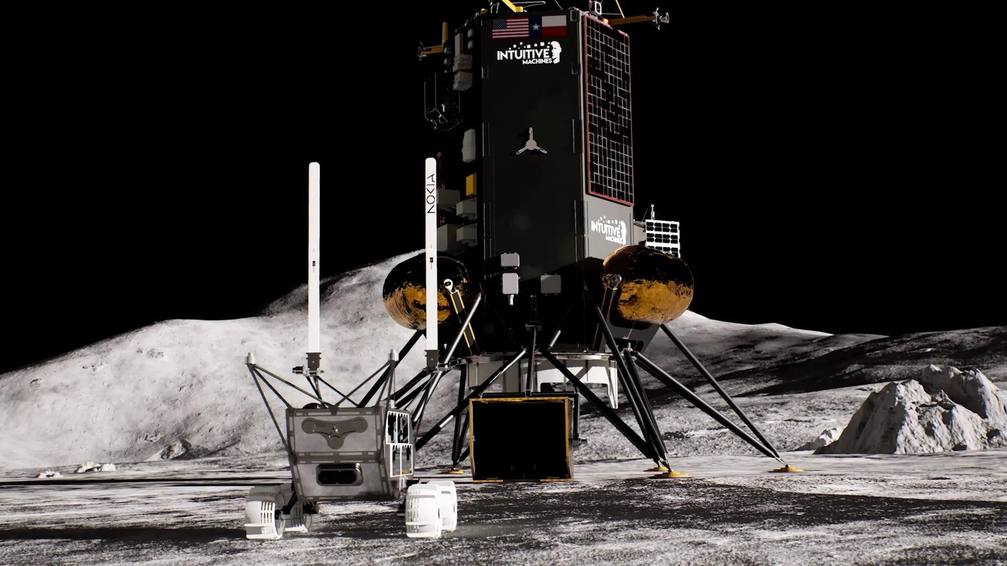 Nokia plans to set up the first 4G cell network on the Moon later this year