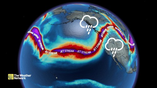 What are jet streams and how do they influence the weather we experience?