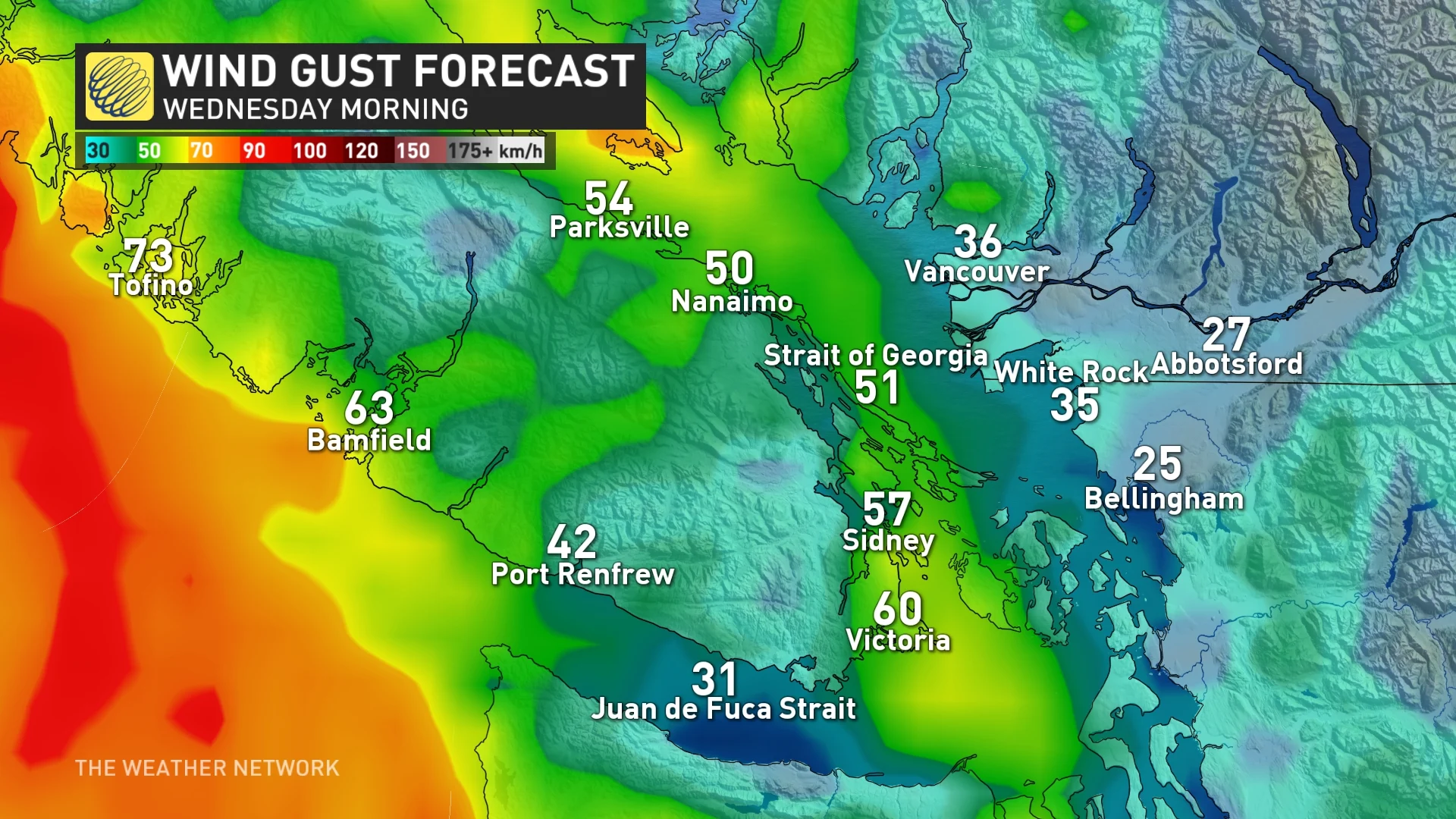 Baron - BC wind Wednesday am