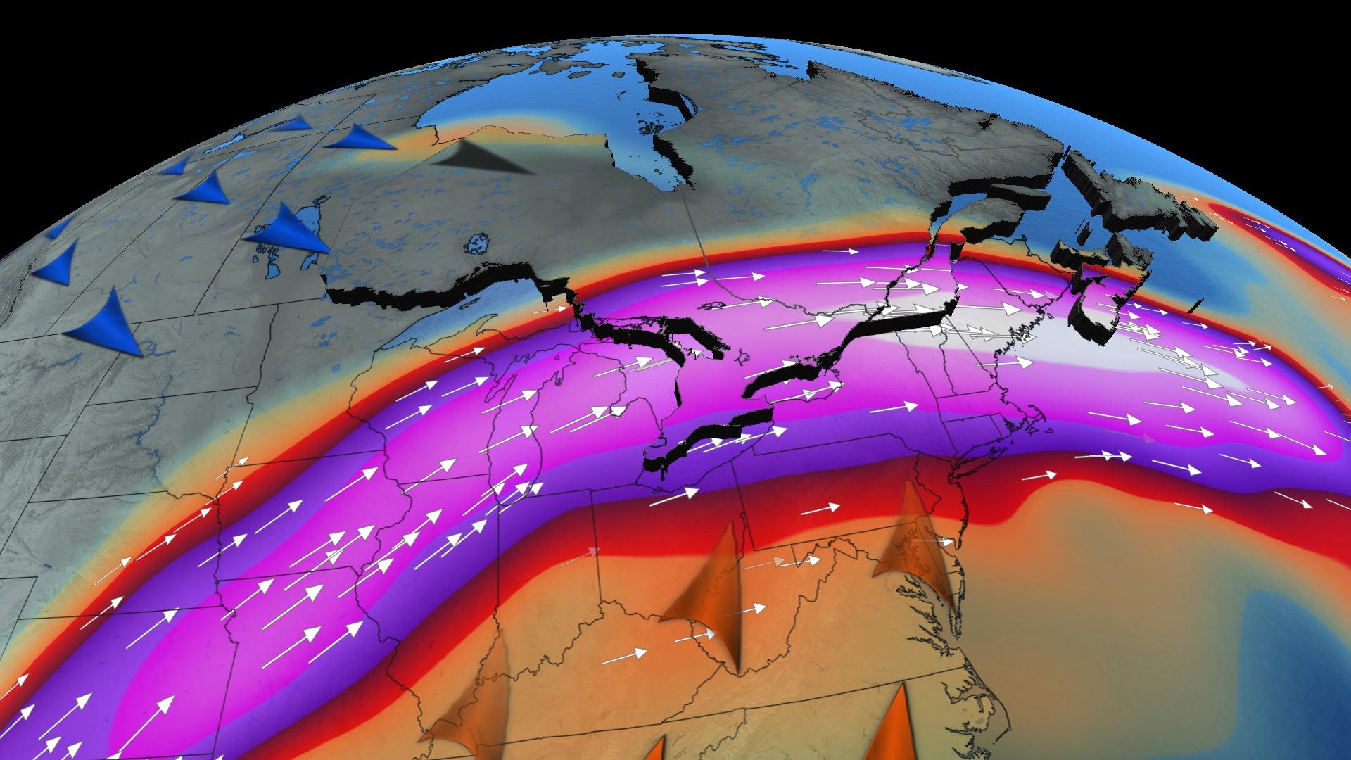 A trio of storms will showcase what a Canadian spring is all about ...