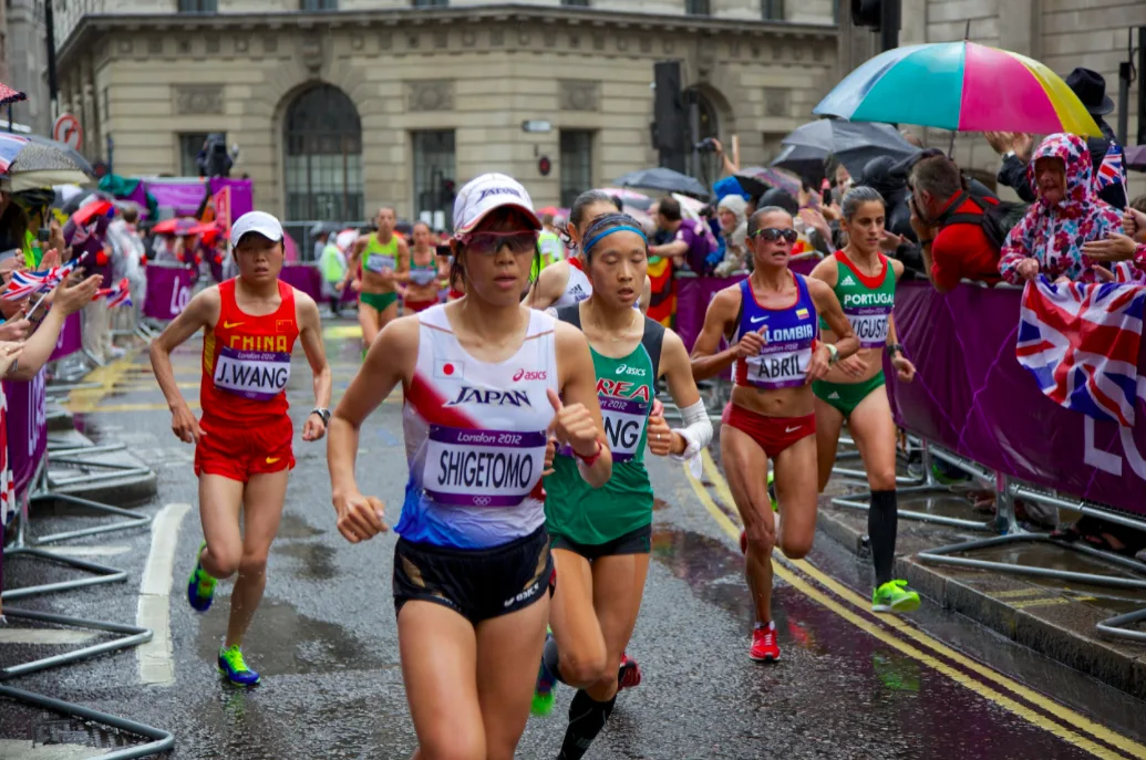 Women's Marathon at the 2012 Summer Olympics in London, England. Credit: Aurelien Guichard/ Wikimedia Commons