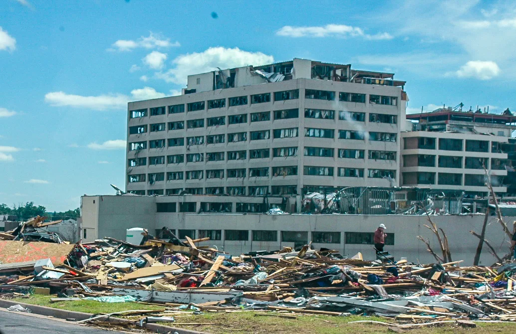 (Wikimedia Commons) St Johns Regional Medical Centre Joplin Tornado May 2011