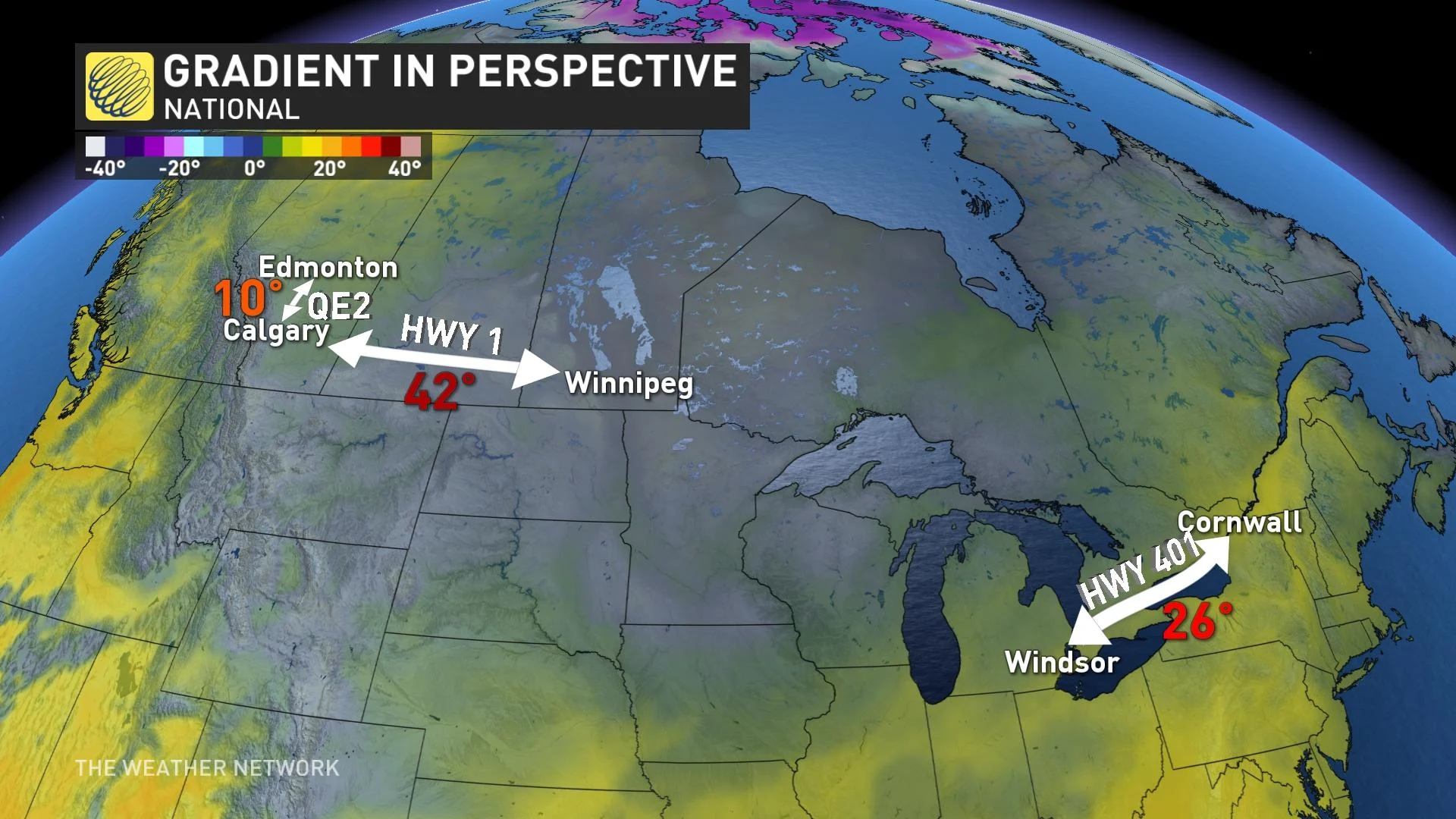 Arctic temp gradient in perspective