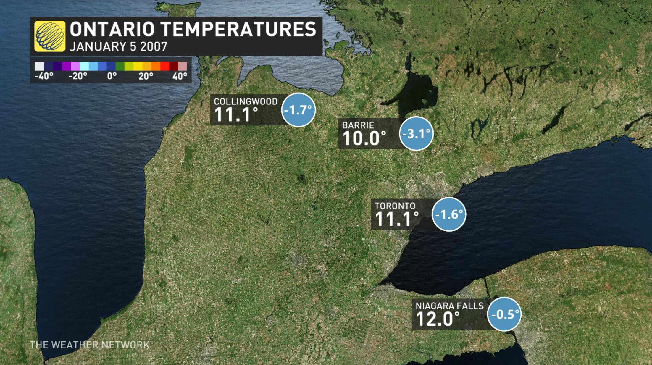 collingwood temp high