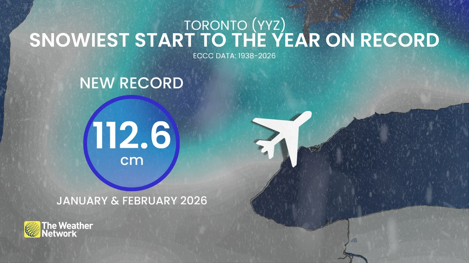Snowiest start to the year on Record for Toronto