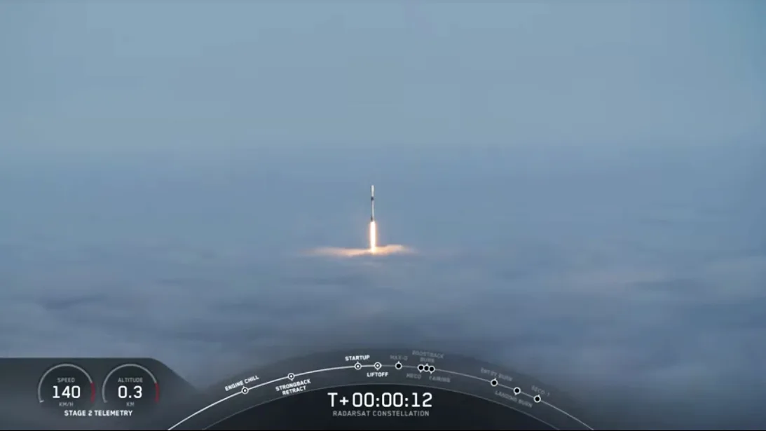 SpaceX-Launhes-RARARSAT-Constellation