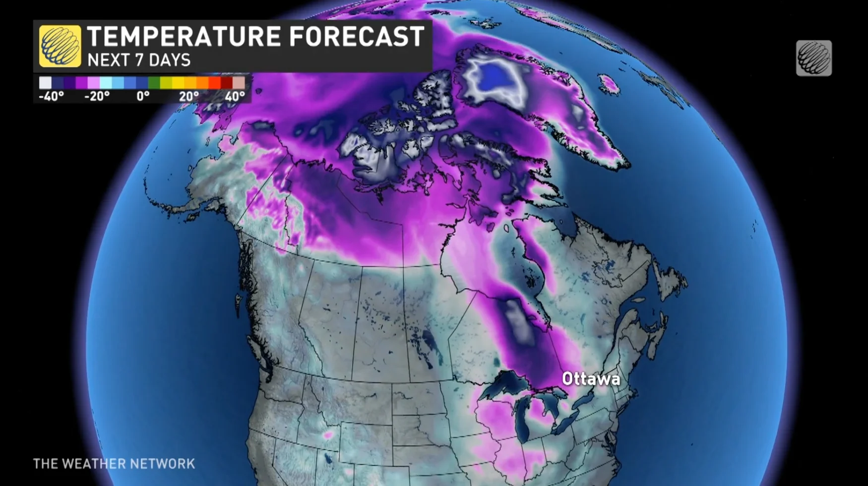 Ottawa in the middle of the cold: January 8, 2025