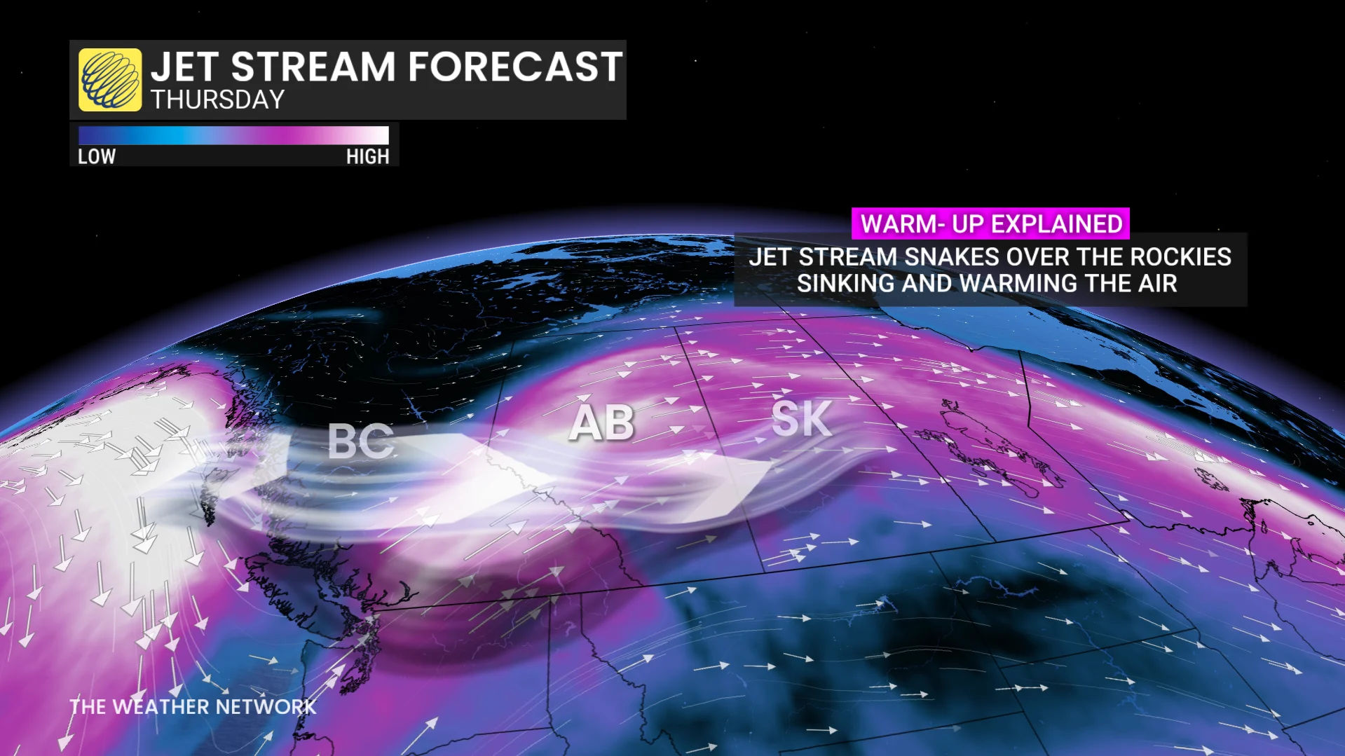 Baron - Alberta jet stream forecast