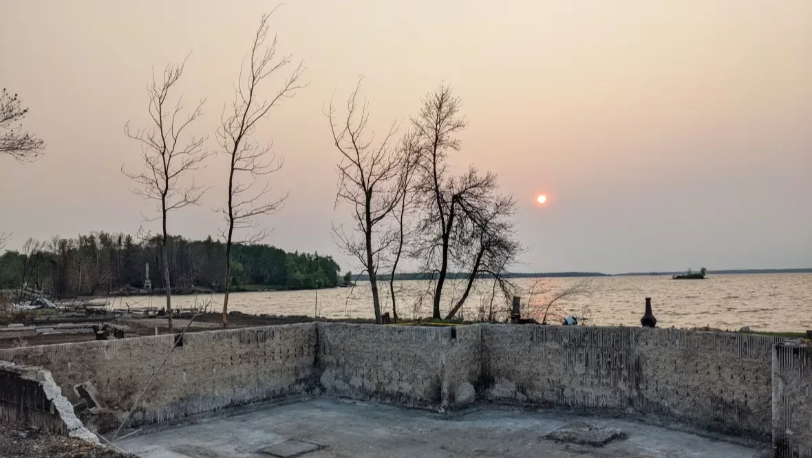 Wildfire, Fire, Lac du Bonnet, Manitoba, August 26, 2025. (Christian Aid Ministries)