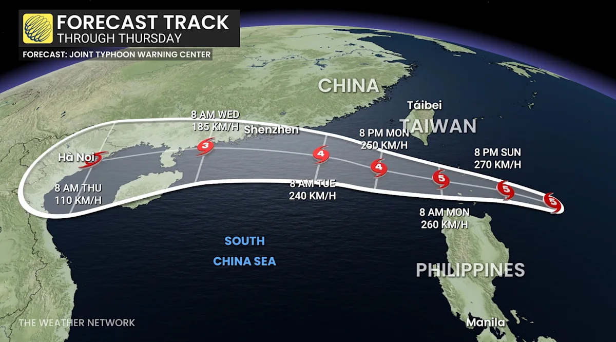 Canada, meet the strongest storm on Earth: Super Typhoon Ragasa - The ...