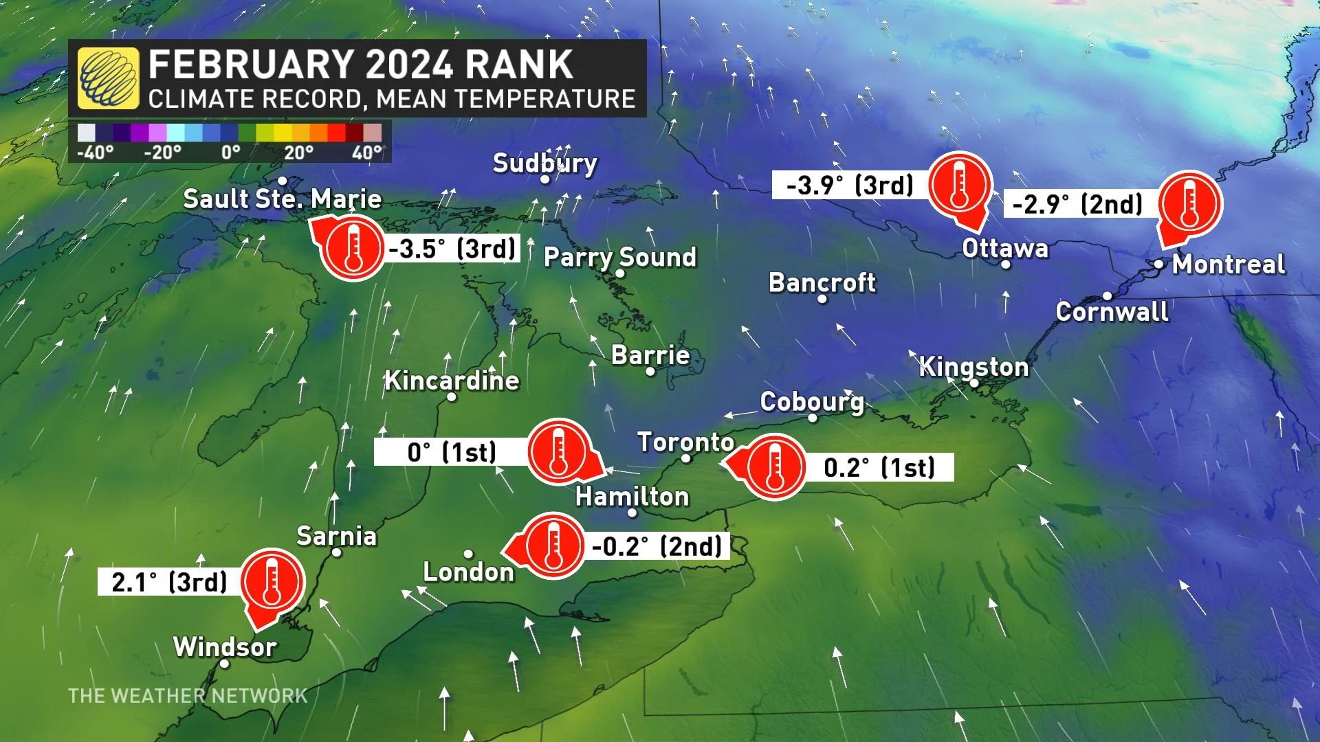 Ontario February 2024 Rankings