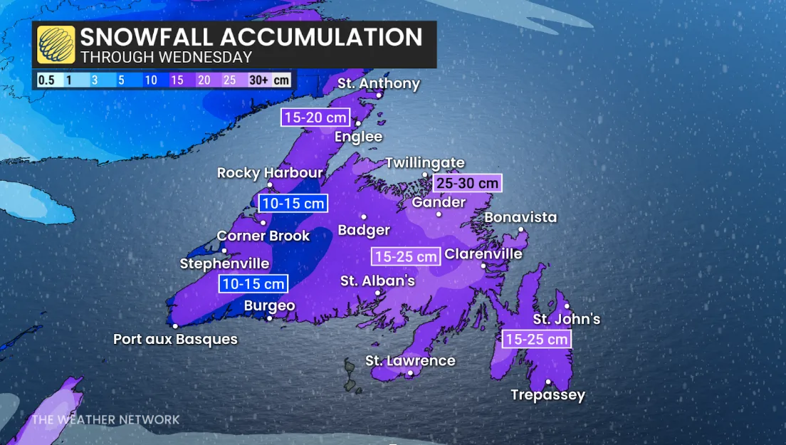 Baron - NL snow through Wednesday - Jan 27