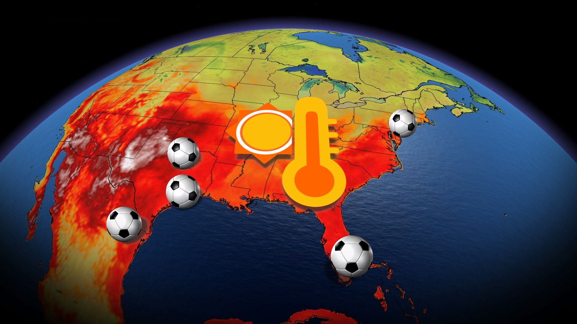 This year’s sweltering World Cup venues are hotter than Qatar’s matches