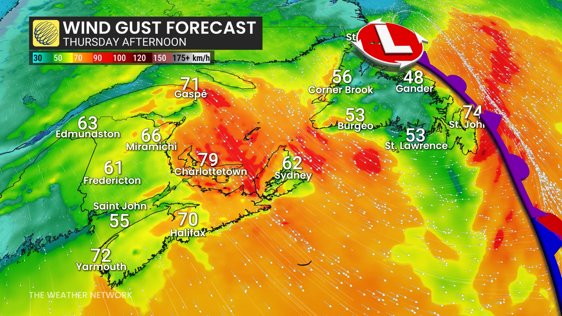 Baron - ATL winds Thursday pm - Oct. 14