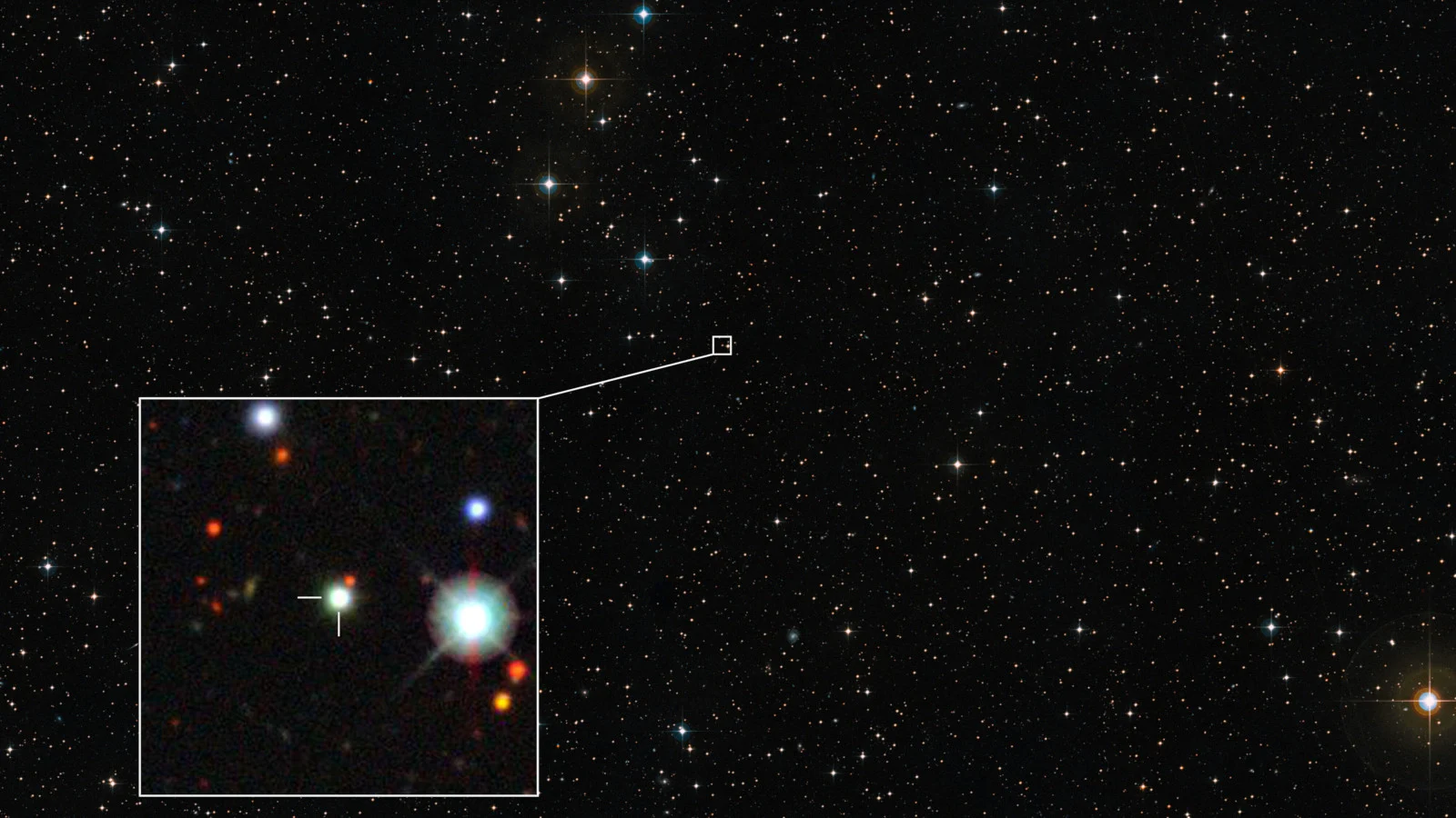 Brightest quasar J0529-4351 - ESO