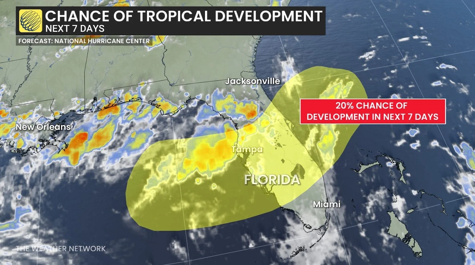 Florida tropical development June 29 2025
