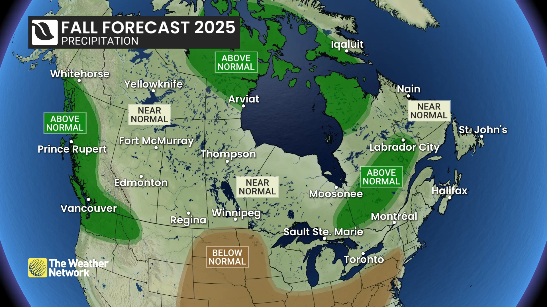 Fall Forecast 2025: Precipitation outlook