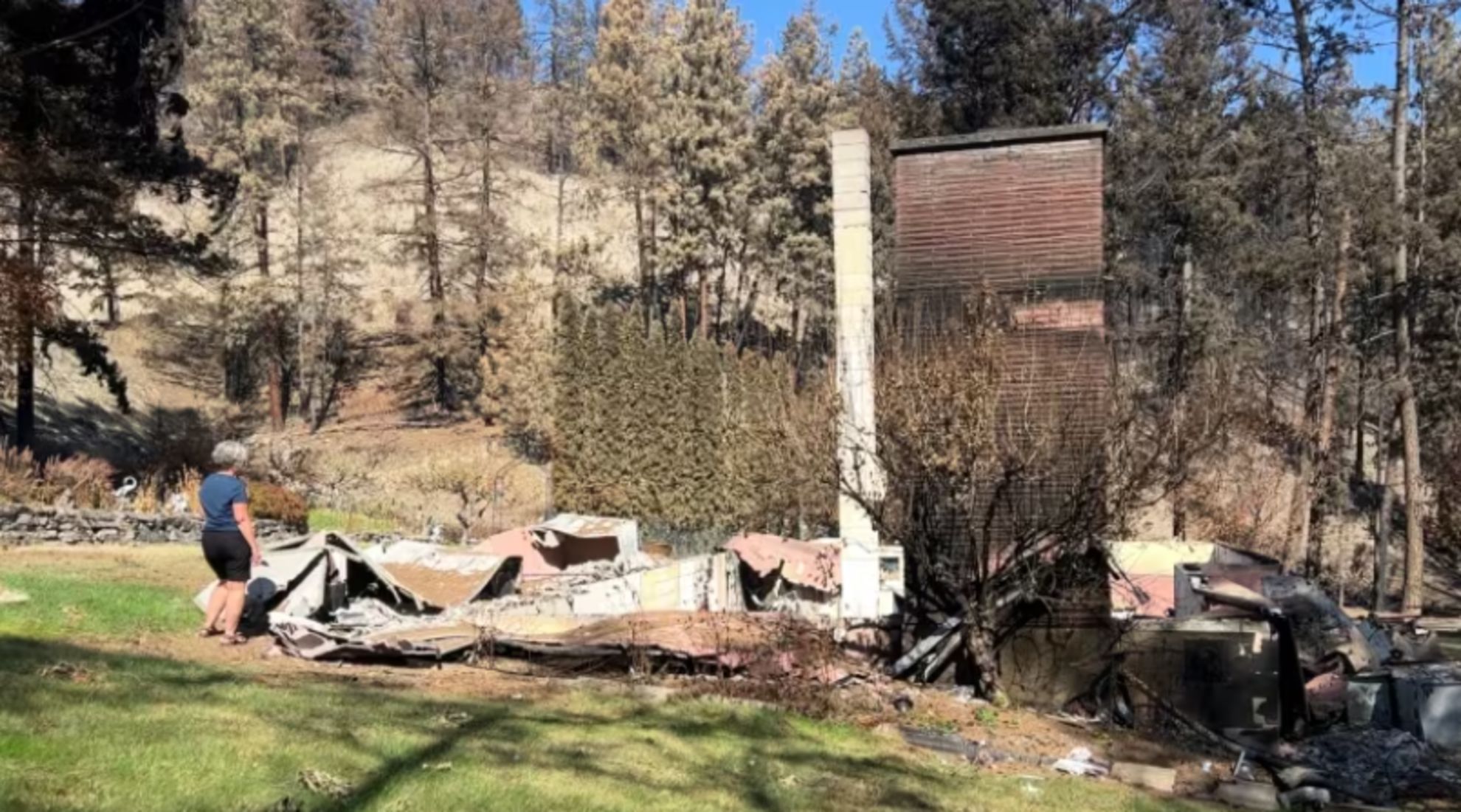 Evacuees return to areas near West Kelowna destroyed by McDougall Creek ...