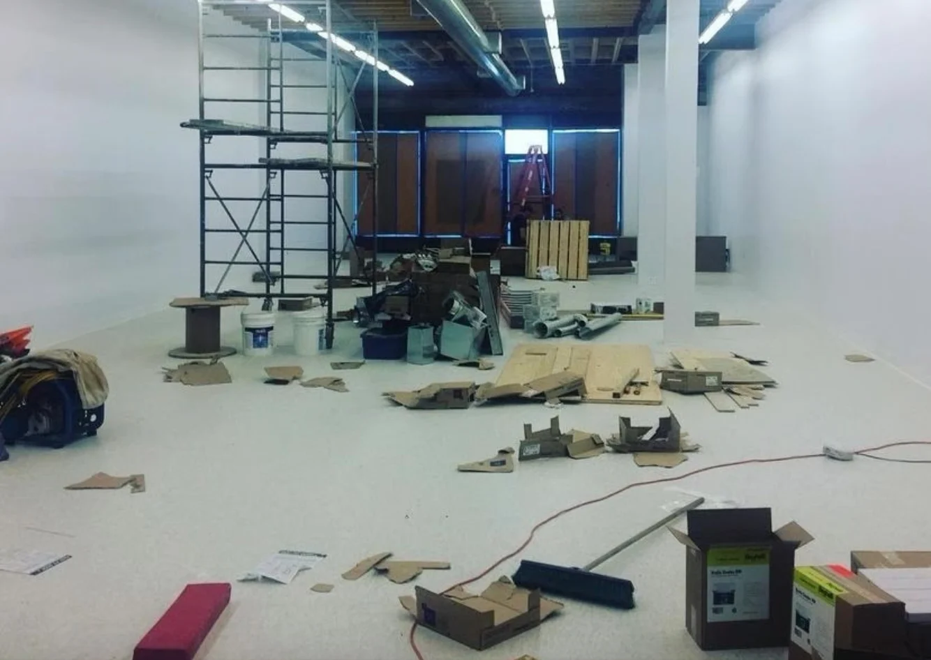 Marine Kickboxing studios as it was being constructed in June 2017 (Provided)