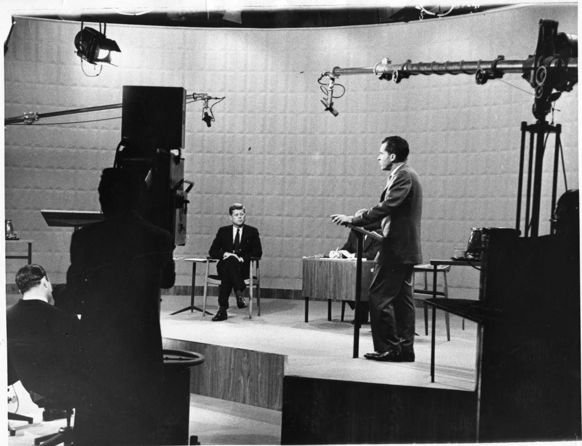 (National Archives) Kennedy and Nixon Debate