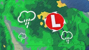 Beneficial steady rain kicks off June across the Prairies