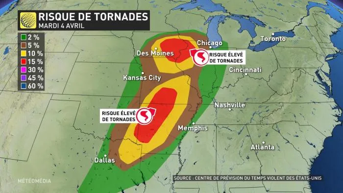 USA5 - RISQUE TORNADE MARDI