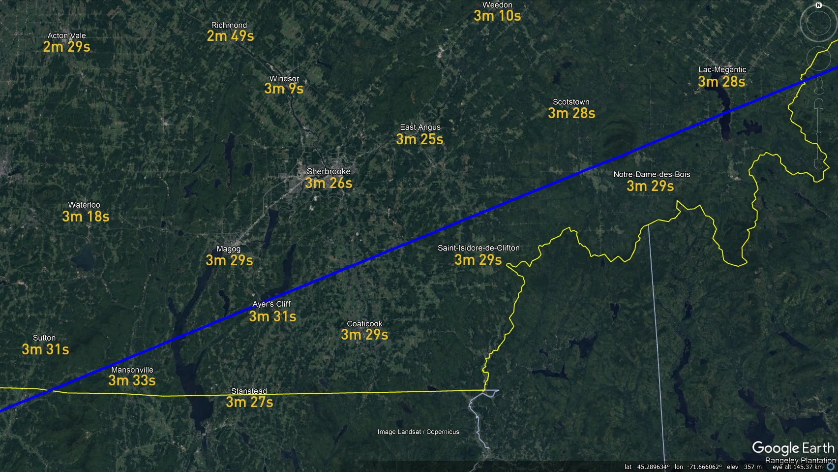 April 8 - Total Eclipse - Eastern Townships