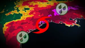 Major flooding likely for parts of the U.S. Gulf Coast as some areas could see 200+mm of rain