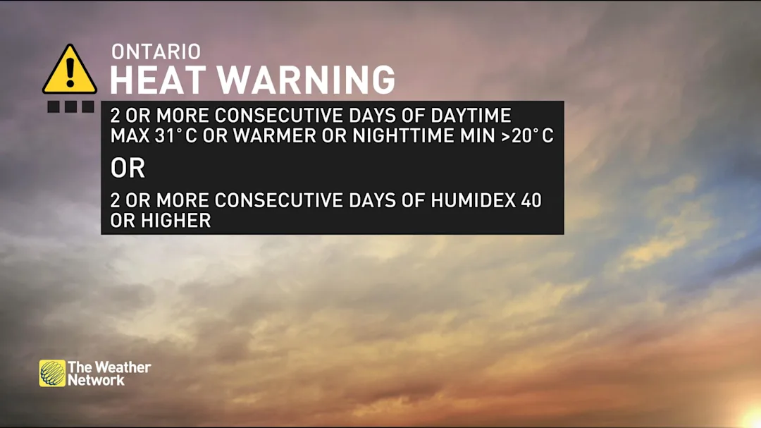 The sweltering Ontario heat is expected to tie records, but will they ...