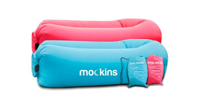 Amazon, inflatable lounger, CANVA, beach days