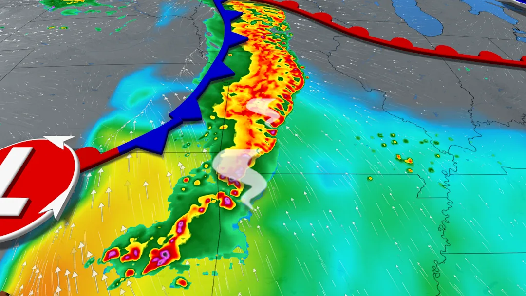 Strong tornadoes, 'giant' hail possible Monday as storms target U.S ...