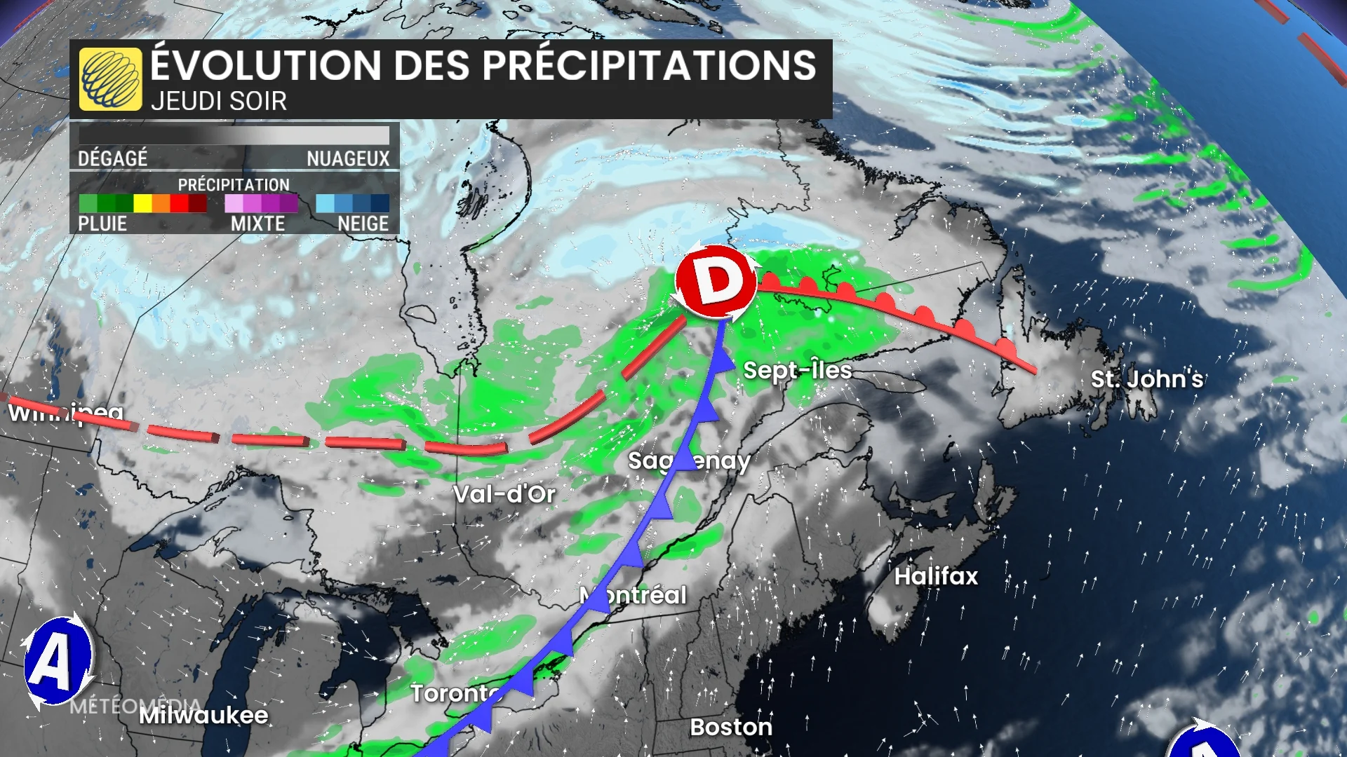 record evolution precipitation front froid chaud jeudi soir