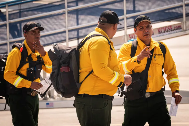 CBC - Firefighters from Mexico help with BC wildfires - Ben Nelms