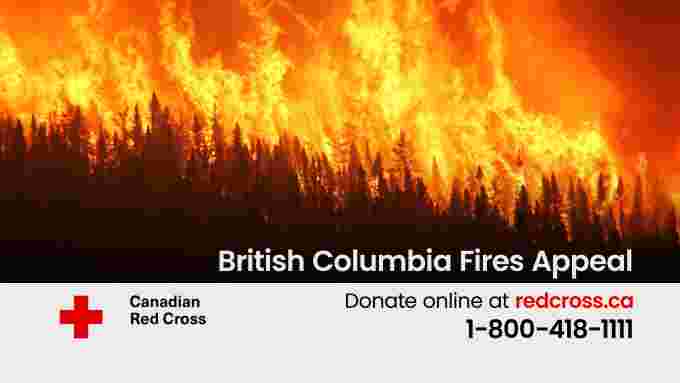Red Cross BC Forest Fires appeal