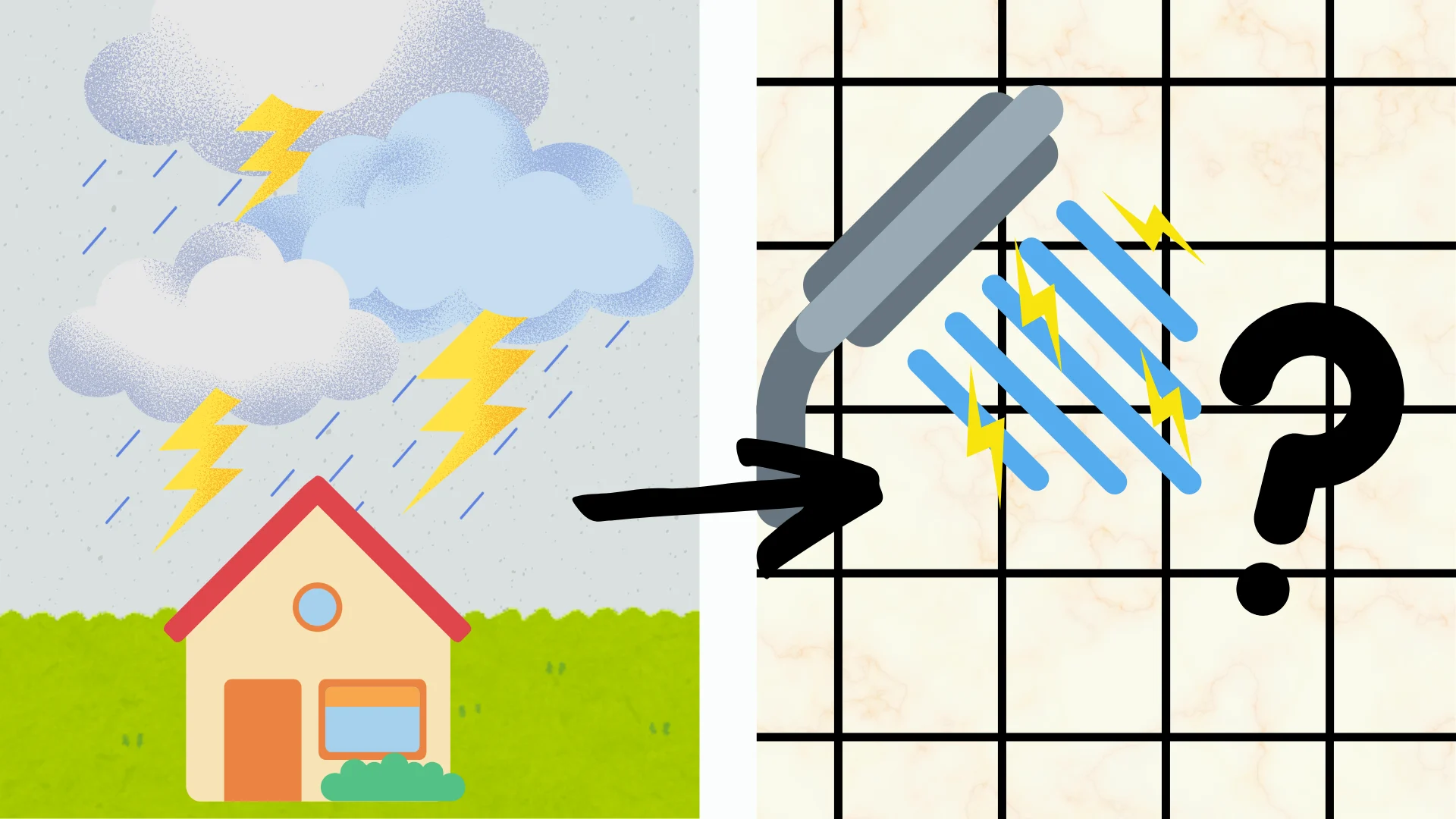 Showering during a thunderstorm: Risky business or just a myth?