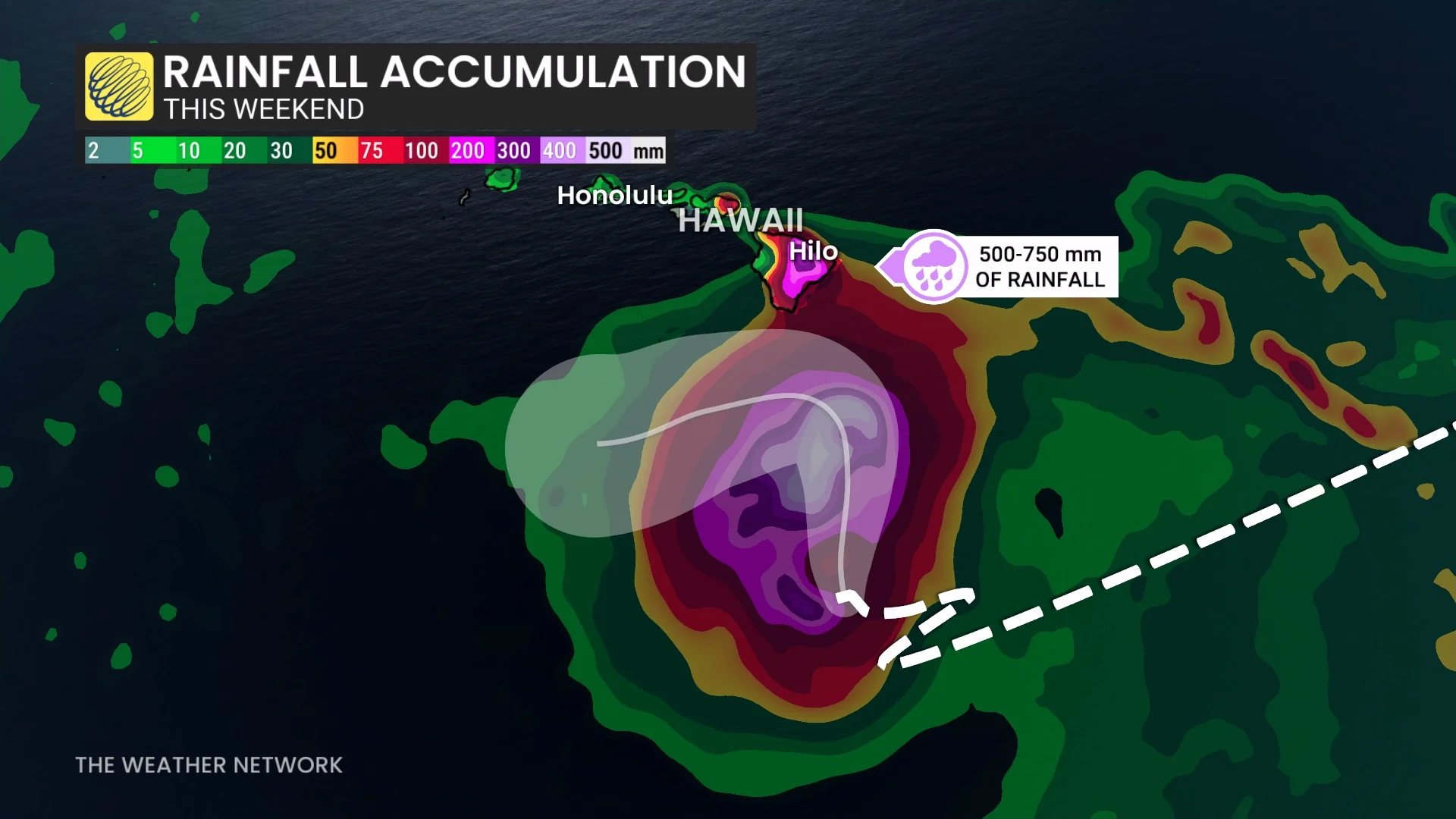 Nolo Weekend Rainfall