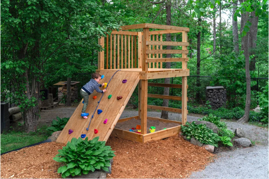 Build the ultimate rock climbing playset for your kids with the Cottage Coach The Weather Network