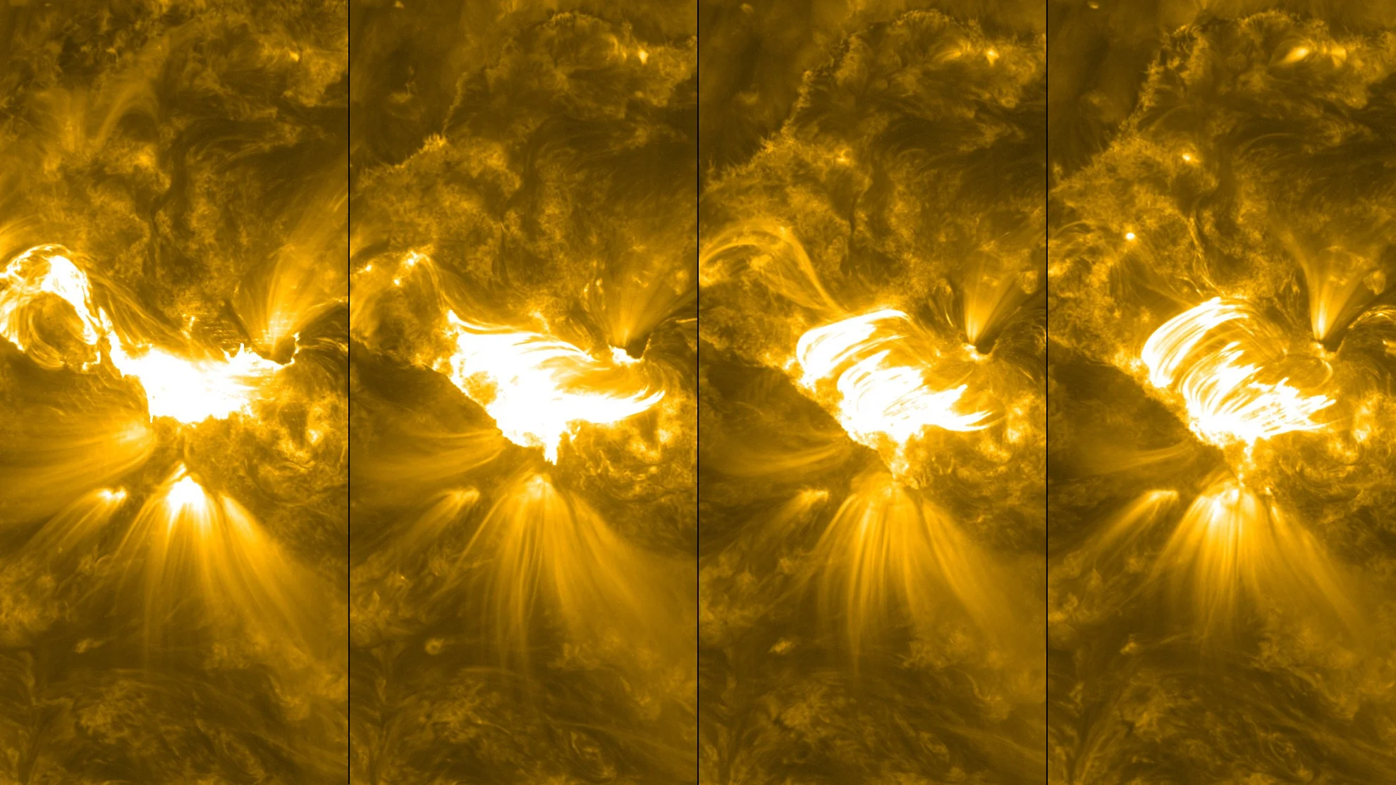 Solar Flare October 9 2024 - Closeup