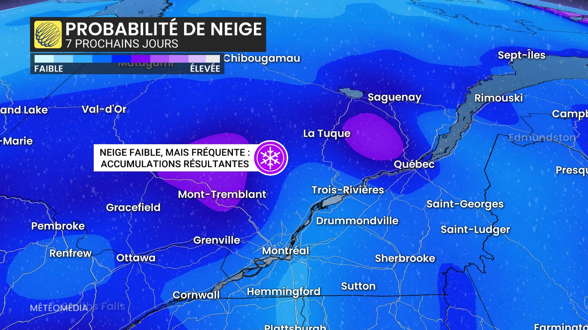 Neige légère et froid stable : semaine rêvée pour l’hiver
