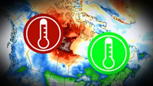 Anormal : il fera plus beau près du cercle arctique qu'à Montréal. Détails ici. 