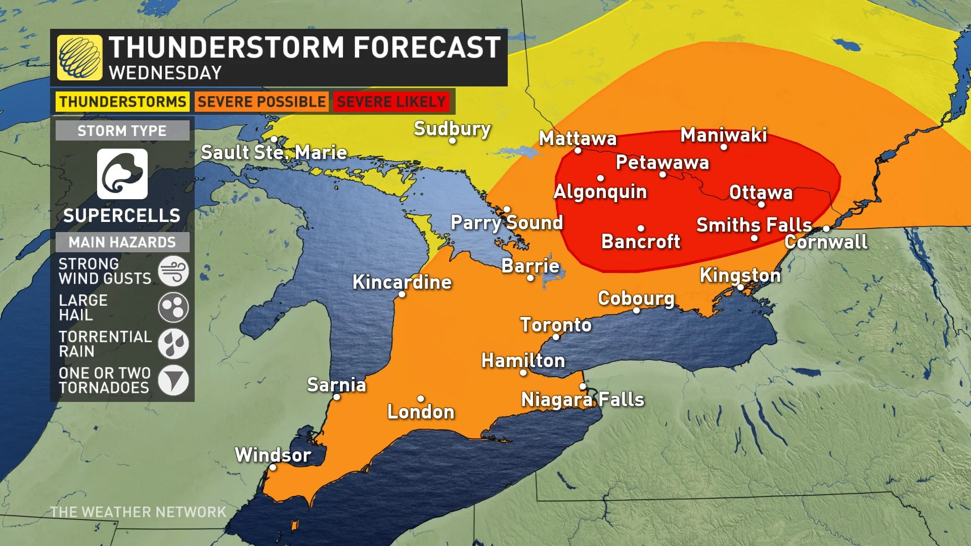 Severe storms return to Ontario, Quebec with more rain and a tornado risk The Weather Network