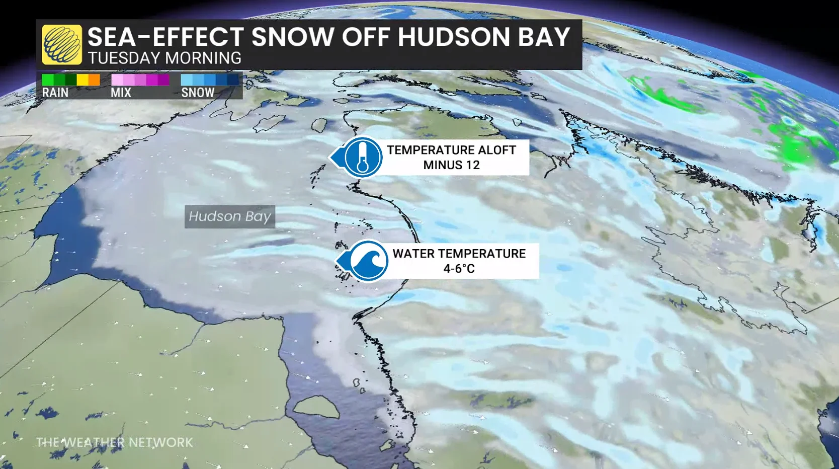 Quebec precipitation timing Tuesday morning