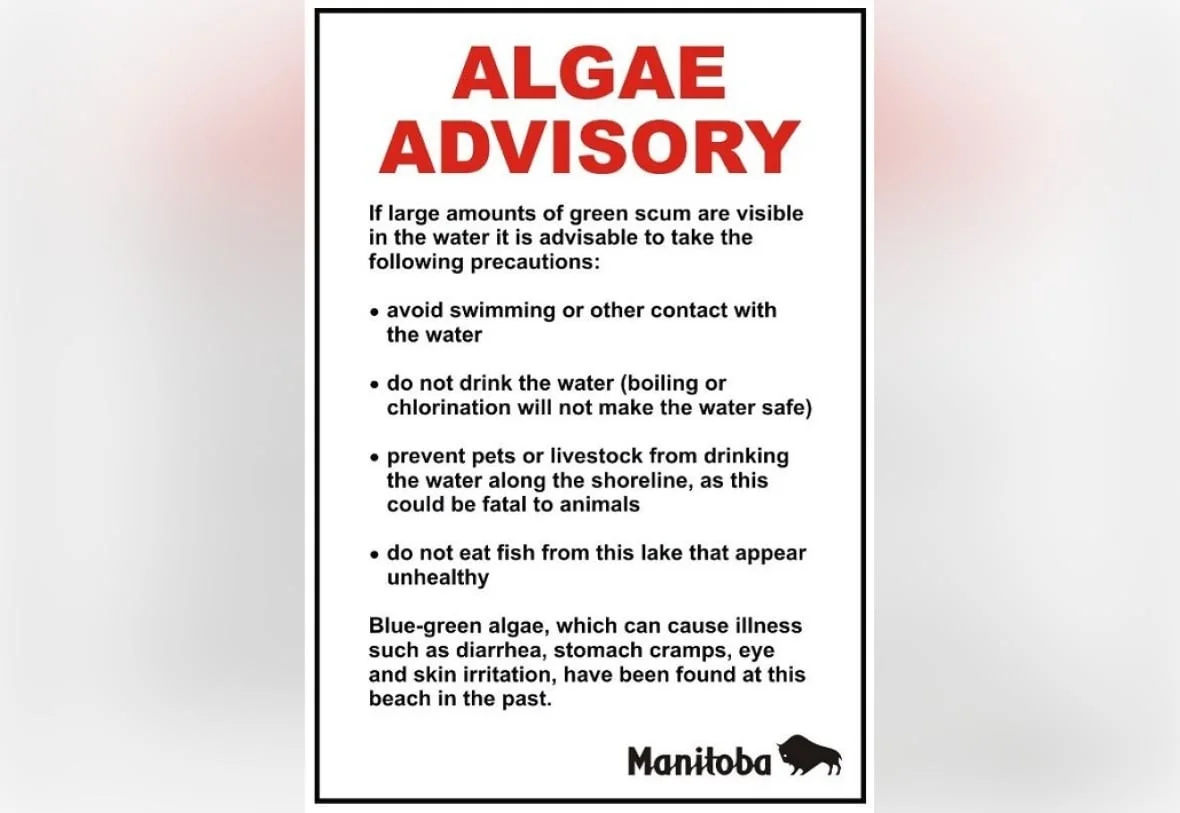 manitoba-algae-advisory-sign