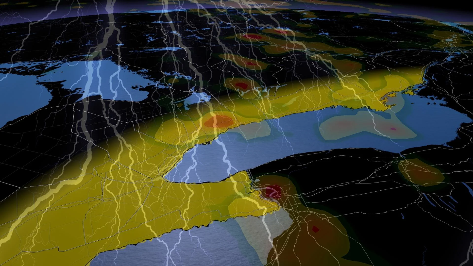 Texas low generates Ontario's first thunderstorm risk of the year