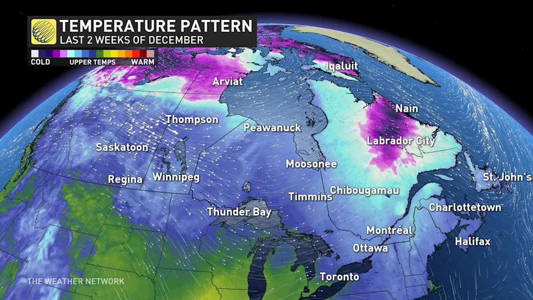 Frigid air on the lam in Canada as unseasonable December rolls on - The ...