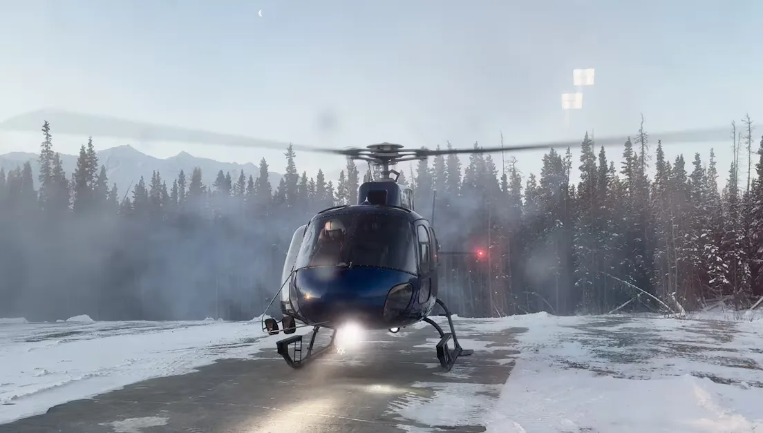 Helicopter/Government of Yukon via CBC