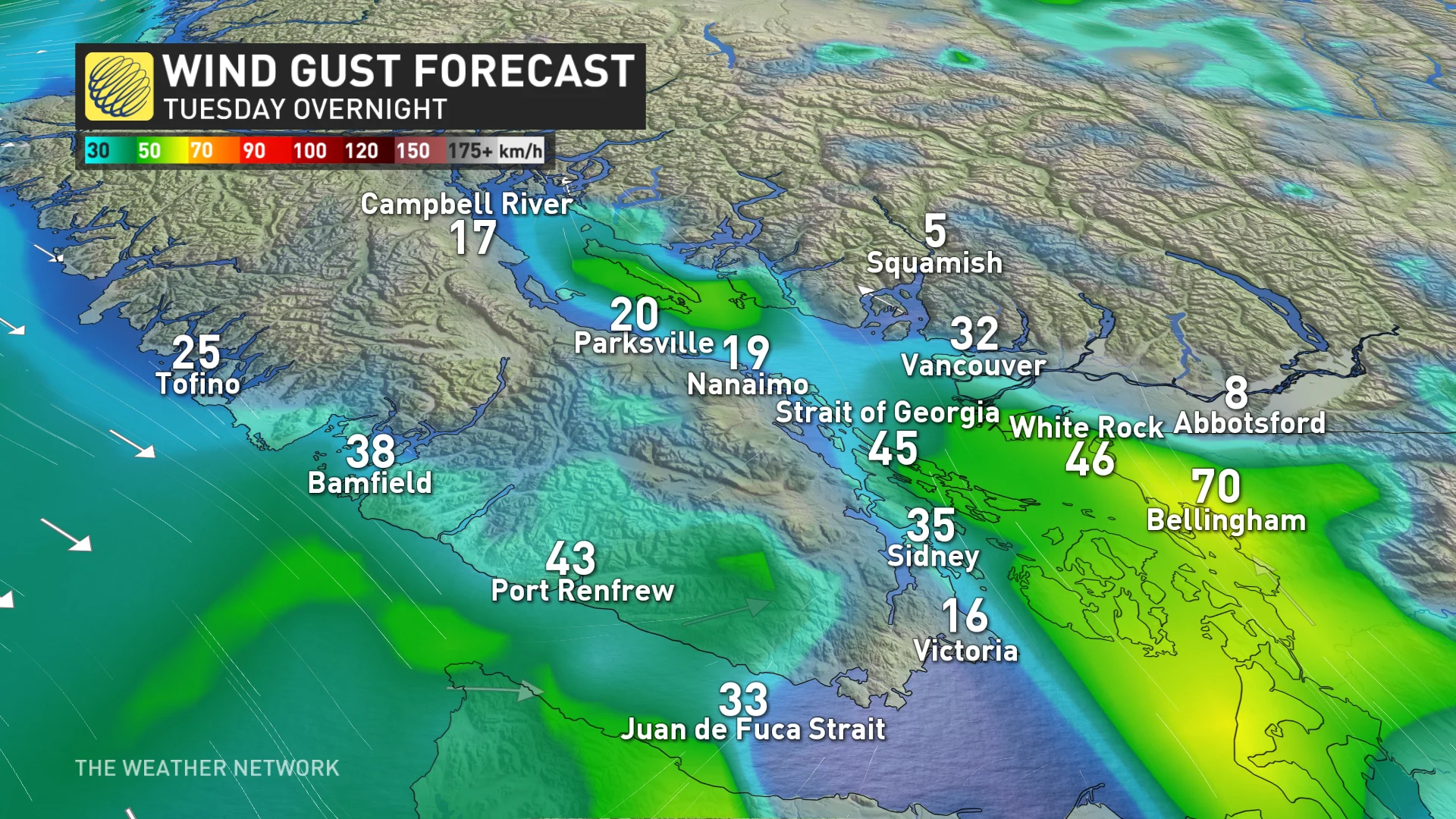 Baron - BC winds Tuesday overnight - Dec17