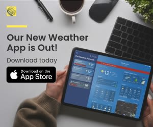 Our New Weather App is Out! Download today. 